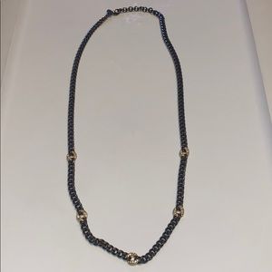Black and gold necklace